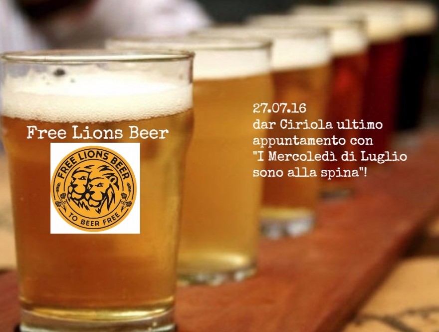 Free Lions Brewery | Mercoledì 27 Luglio