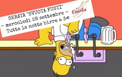 Serata &quot;Svuota Fusti&quot; dar Ciriola