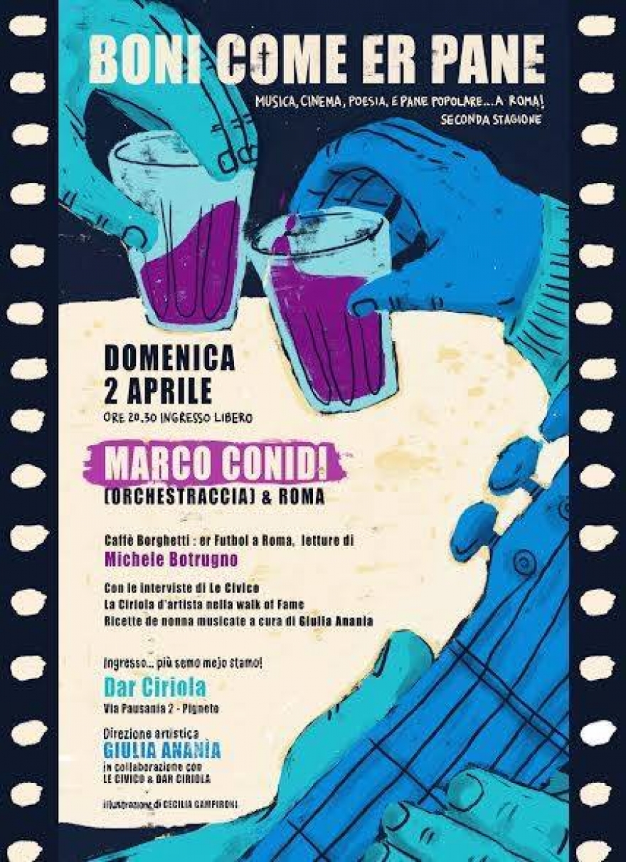 Marco Conidi [Orchestraccia] ospite del secondo appuntamento di Boni come er pane#2